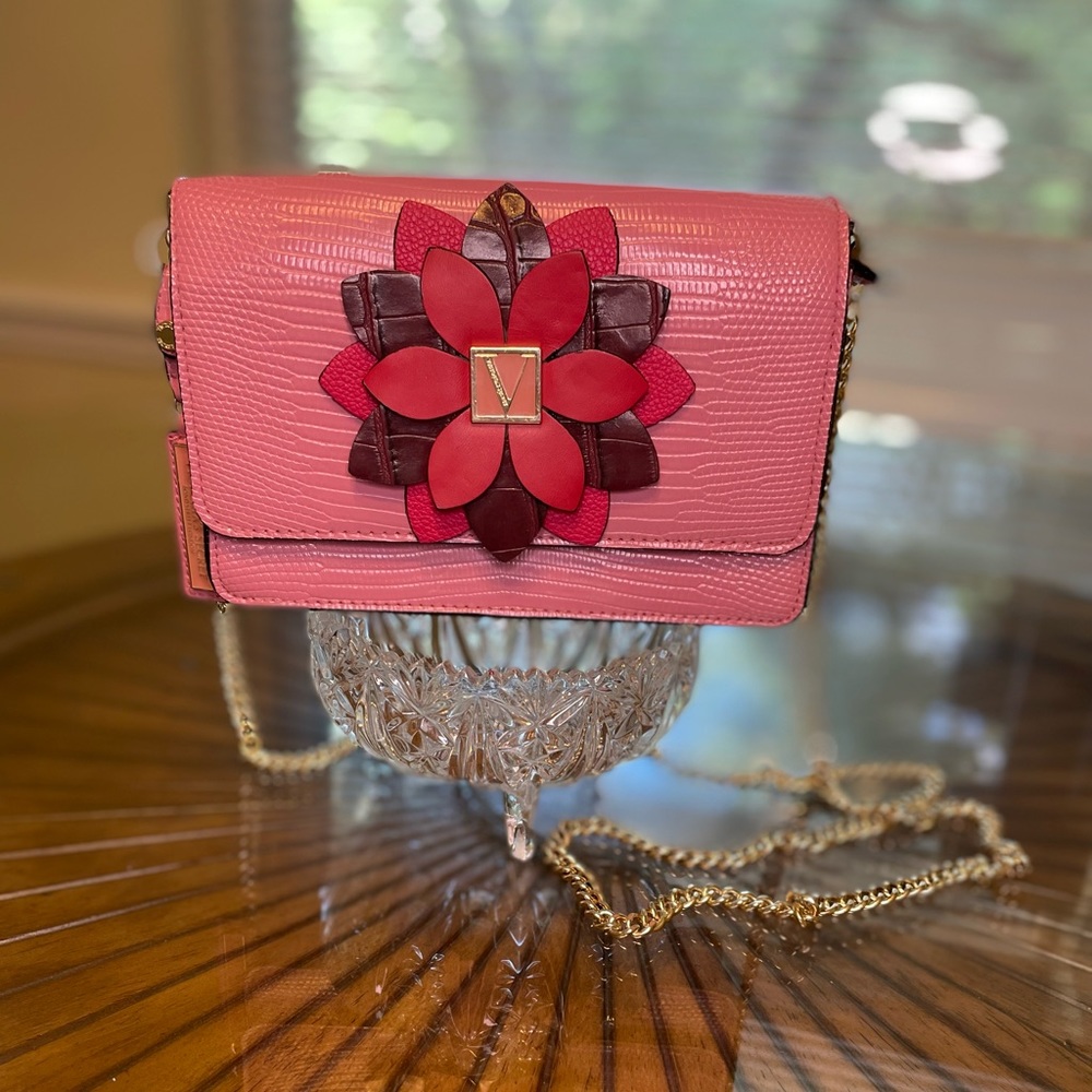 Victorias Secret Crossbody To Shoulder Bag Mini Bag Lizard Pink